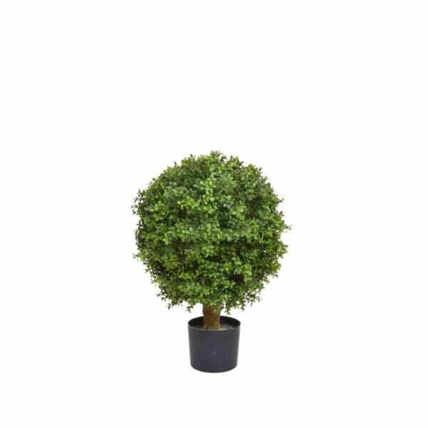 グローベン リフェイクグリーン 人工植物 樹木・屋外用 ボール：ツゲ　UV 専用鉢付き A70TR652 