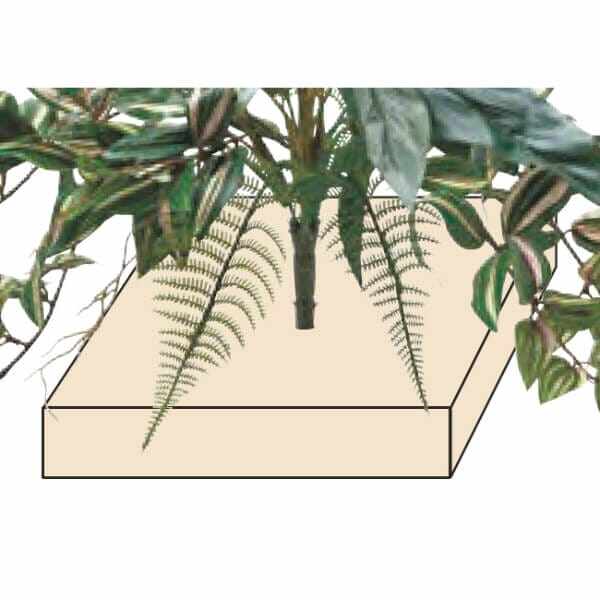 グローベン リフェイクグリーン オプション 人工植物 下草・屋内用 硬質スチロール（下草設置用）  A70NS003 