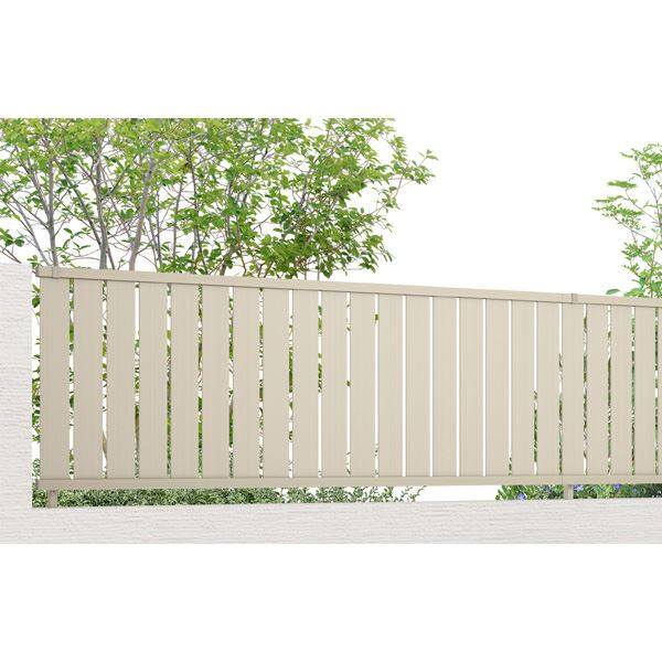 リクシル フェンスAB TS2型 T-6 本体(1枚) アルミ形材色  『アルミ diy 屋外』 
