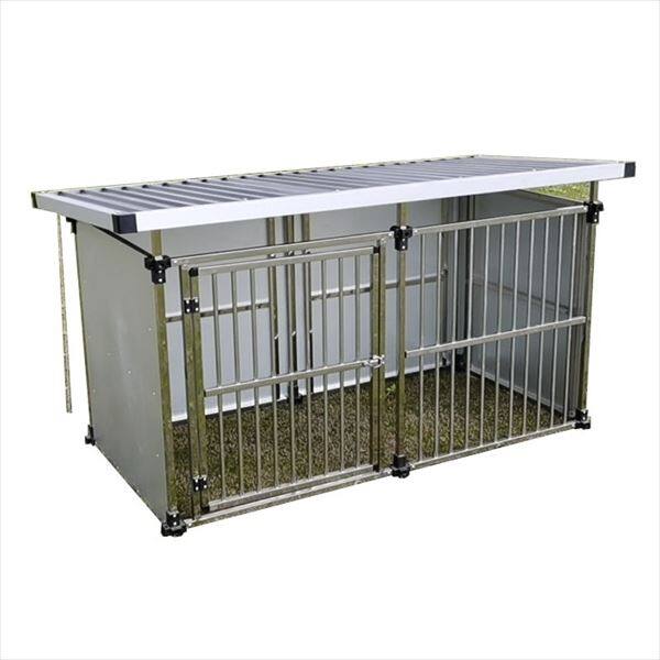 メタルテック  ステンレス製マルチ犬舎  DFS-M1 (0.5坪タイプ)   『屋外用動物小屋　犬小屋』 