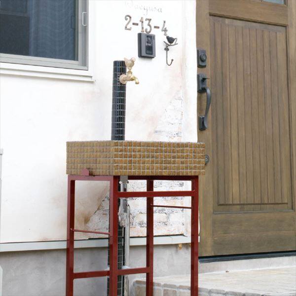 オンリーワン ガーデンパン タイルシンクスタンド ディープブラウン WZ3-STBR2 ディープブラウン