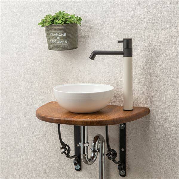 オンリーワン 壁付洗面台受け 本体S-L １ヶ JB4-34186 『水栓柱・立水栓 水受け 室内専用』 