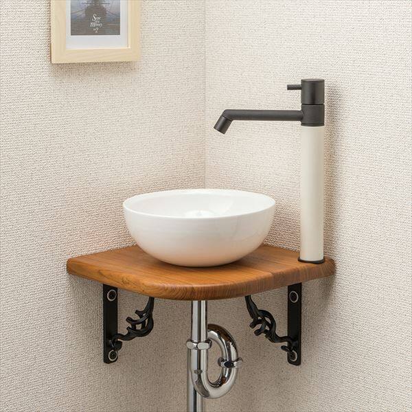 オンリーワン 壁付洗面台受け 本体S-S １ヶ JB4-34187 『水栓柱・立水栓 水受け 室内専用』 