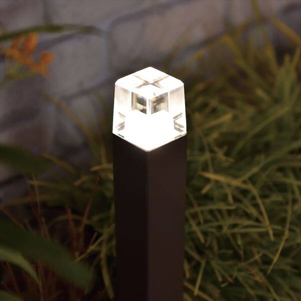 オンリーワン プリモ ポールライト スクエア スリム H400 1W お徳用２本セット MY1-3067 『エクステリアライト 屋外照明』 シルバー