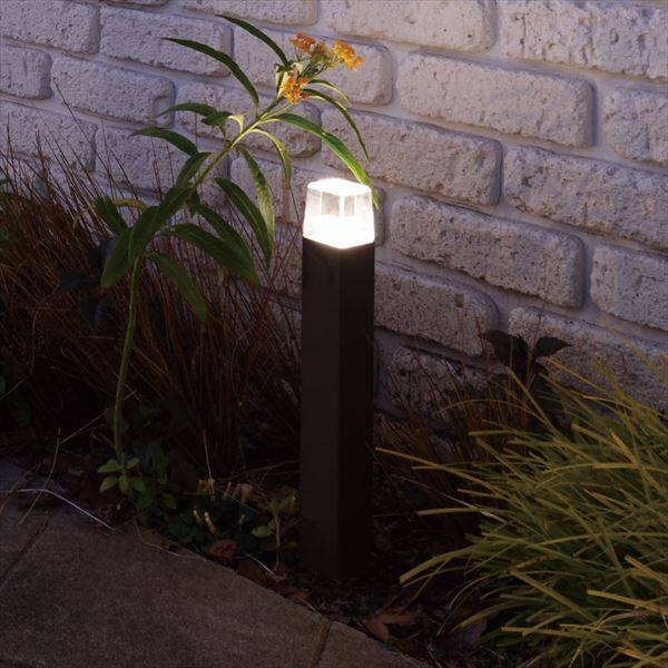 オンリーワン プリモ ポールライト スクエア スリム H400 1W お徳用２本セット MY1-3067 『エクステリアライト 屋外照明』 シルバー