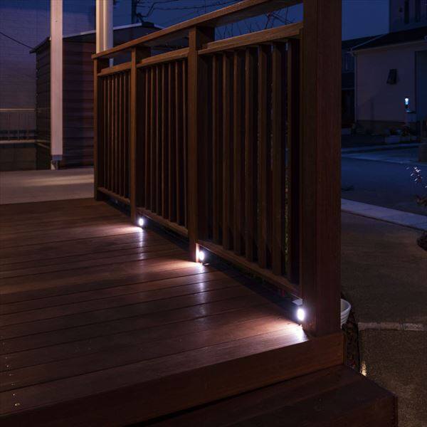 オンリーワン プリモ デュアルライト スクエアタイプ 0.3W １個 MY1-3092 『エクステリアライト 屋外照明』 アースグリーン