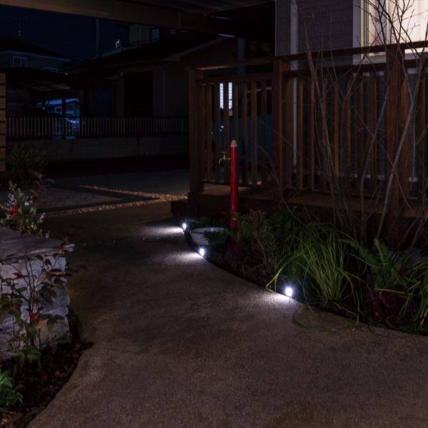 オンリーワン プリモ デュアルライト スクエアタイプ 0.3W １個 MY1-3095 『エクステリアライト 屋外照明』 ブラック