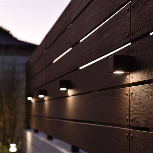 オンリーワン プリモ デュアルライト スクエアタイプ 1W １個 MY1-3100 『エクステリアライト 屋外照明』 ブラック