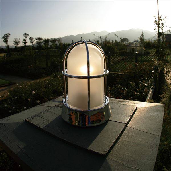 オンリーワン 真鍮製ガーデンライト BH1000 くもりガラス(LED仕様) GI1-700207 『エクステリアライト 屋外照明』