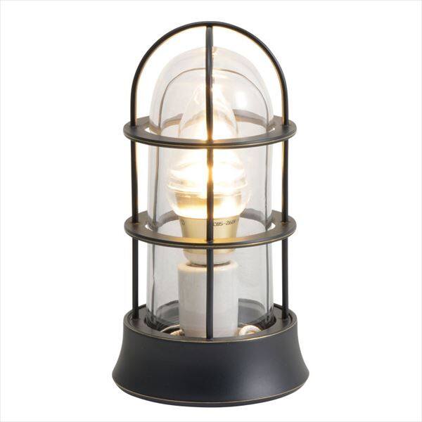 オンリーワン 真鍮製ガーデンライト BH1000 SLIM クリアーガラス(LED仕様) GI1-750045 『エクステリアライト 屋外照明』 ブラック