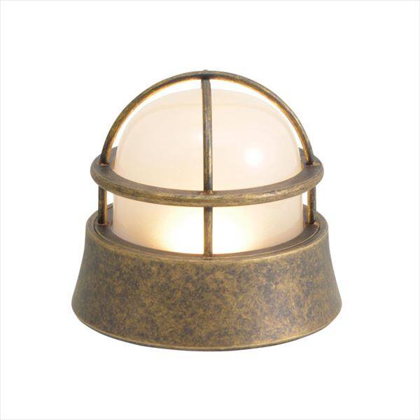 オンリーワン 真鍮製ガーデンライト BH1000 LOW くもりガラス(LED仕様) GI1-750061 『エクステリアライト 屋外照明』 古色