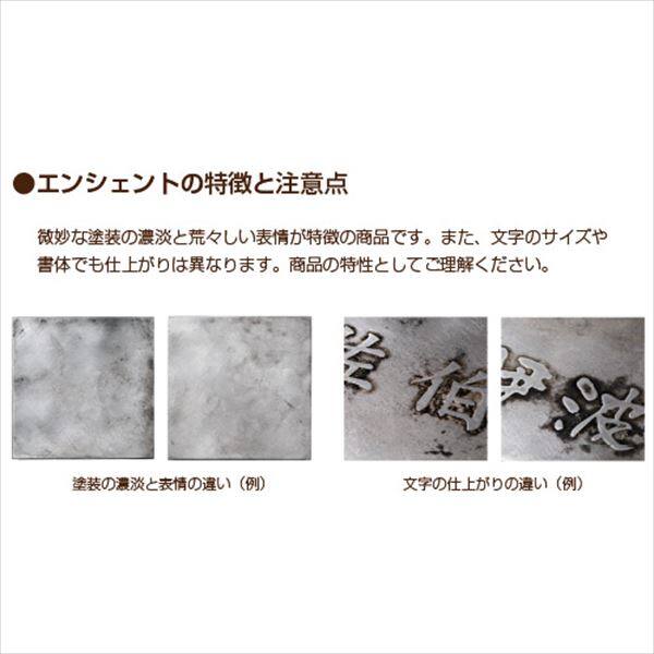美濃クラフト ステンレス表札 エンシェント MAE-3 『表札 サイン 戸建』 