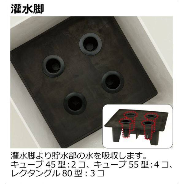 リッチェル ラヴィーレ プランターWSWS レクタングル80型 ホワイト 