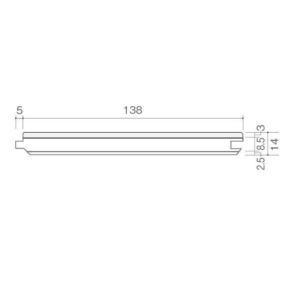 天然木部材 エコプレーゼ オーク三層 ナチュラルグレード LIVOSオイル塗装 幅138mm 床暖房対応 1.505m2/ケース ※受注生産 PHFL0189 タヤブラック