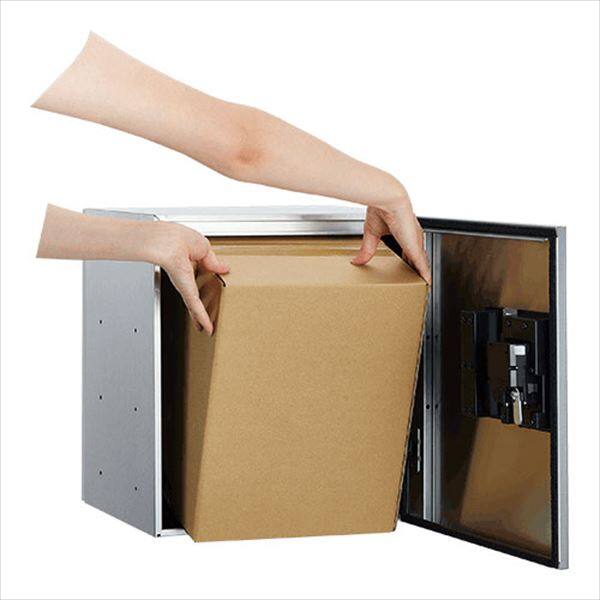 ナスタ プチ宅 集合住宅向け宅配ボックス 本体 前入前出/機械式 400×360×317 KS-TLP36R4A-S ※捺印は付属しておりません ステンレスヘアライン