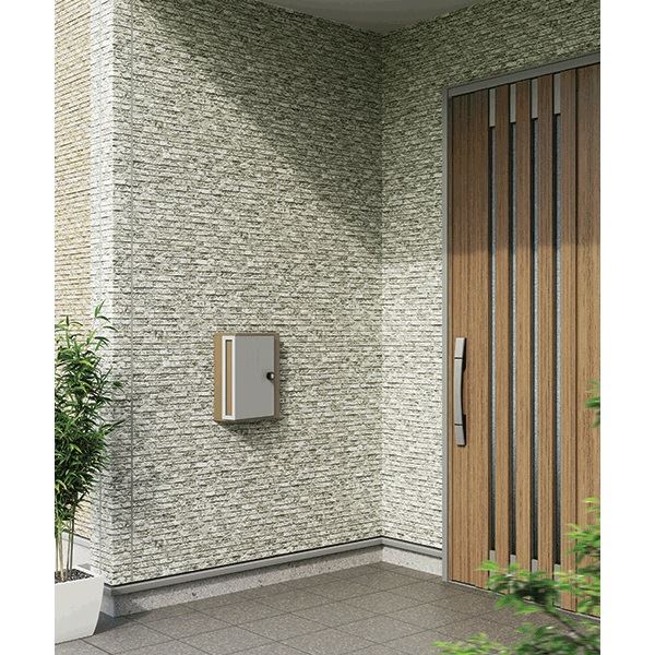 ナスタ 戸建住宅用ポスト 横入前出/壁付・防滴タイプ 【受注生産品】 KS-MB31SN-L-TC テラコッタ テラコッタ