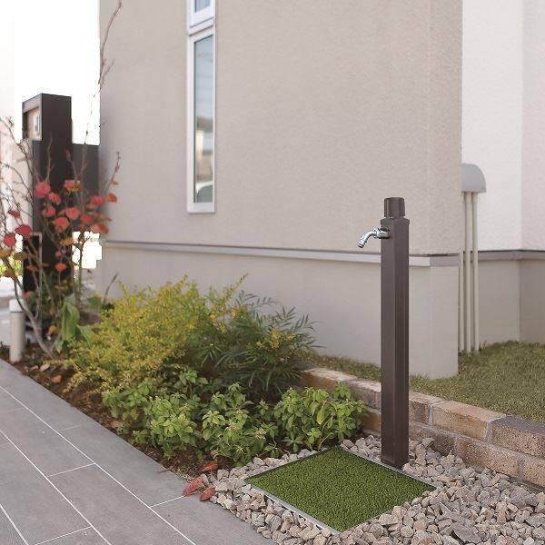 ユニソン アンフリーズ 『立水栓セット（蛇口付き）』 シャンパンゴールド