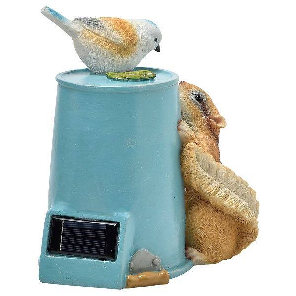 セトクラフト ソーラーオーナメント (りすとバケツ) SR-0777-430 光センサー付き 