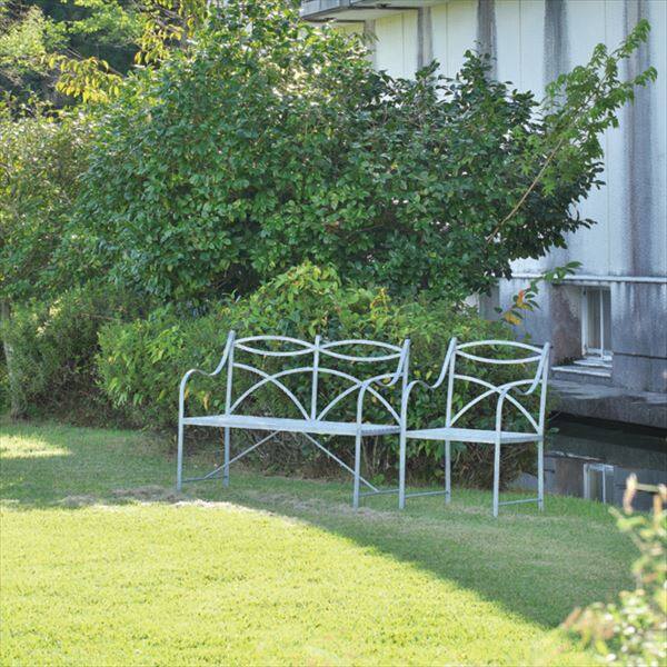 オンリーワン アイアン ガーデンベンチ Aタイプ ３人掛け GM3-IG-A3 屋外専用 