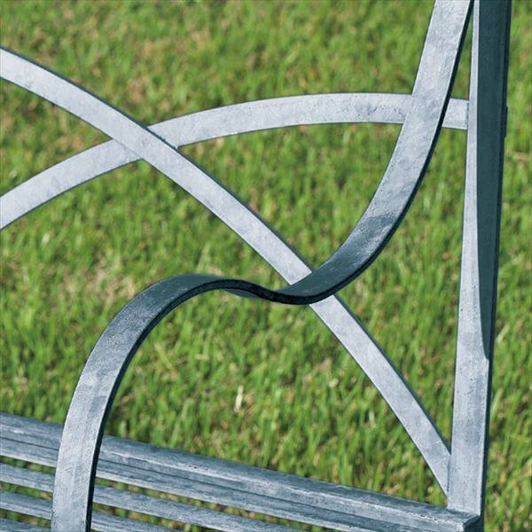 オンリーワン アイアン ガーデンベンチ Aタイプ ３人掛け GM3-IG-A3 屋外専用 