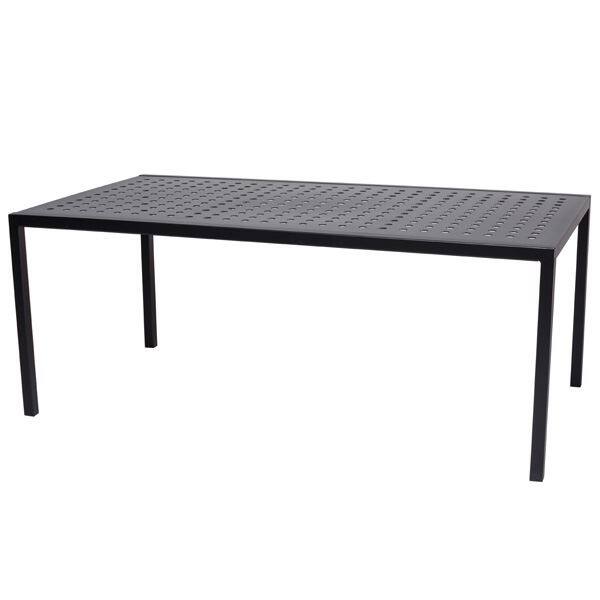 SUNDAYS フレームダイニング テーブル Lサイズ 屋外用 ガーデンファニチャー ブラック