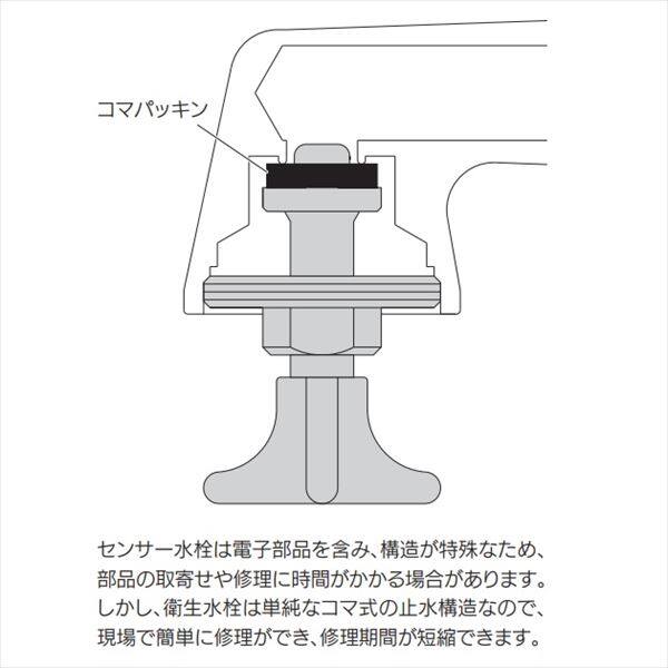 カクダイ 水栓金具 漱 ソウ 衛生水栓 710-040 