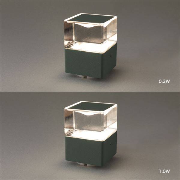 オンリーワン プリモ ギャレット 床面照射タイプ 1W お徳用２個セット MY1-3293 『エクステリアライト 屋外照明』 ブラウン