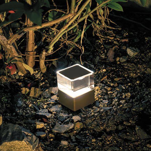 オンリーワン プリモ ギャレット 床面照射タイプ 1W お徳用２個セット MY1-3293 『エクステリアライト 屋外照明』 ブラウン