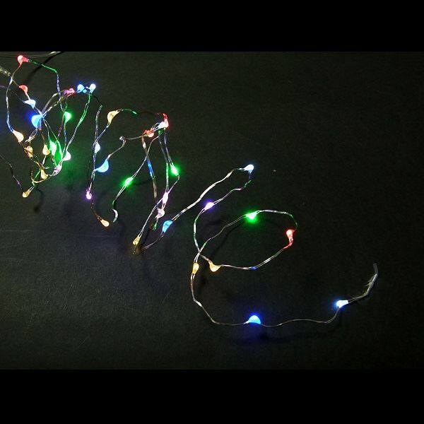 コロナ産業 室内用LEDジュエリーライト20球（タイマー式） HJ20MIX LED色:７色ミックス 『イルミネーションライト』 