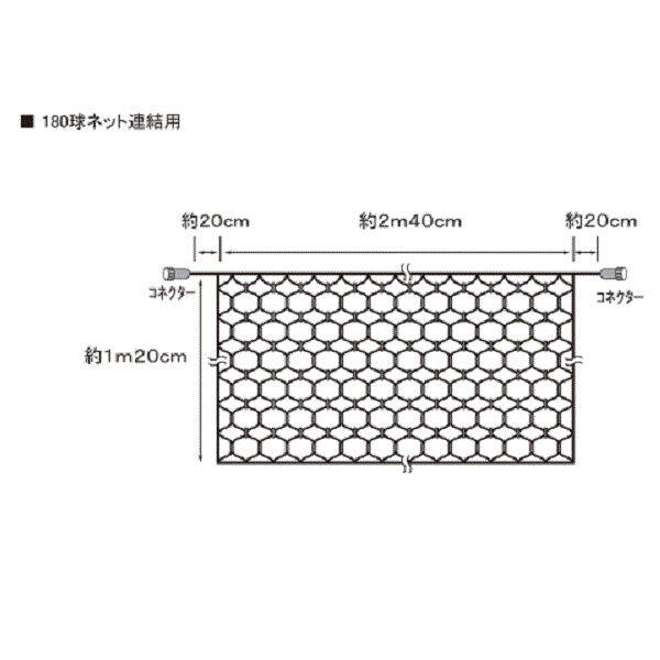 コロナ産業 LED180球ネットライト連結専用／電源部別売り（ブラックコード） LR180B LED色:青 『イルミネーションライト』 