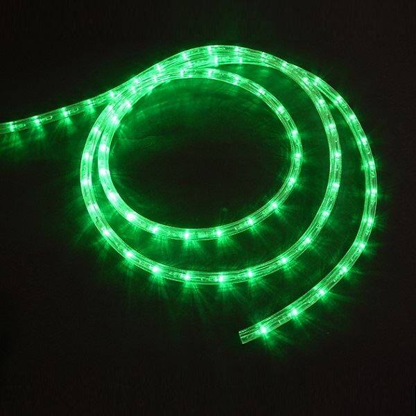 コロナ産業 LEDチューブライト 50mロール 直径10mm 常点灯仕様 緑 ＃2WL50G 『イルミネーションライト』 緑