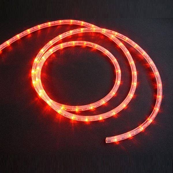 【2023年秋頃入荷予定】コロナ産業 LEDチューブライト 50mロール 直径10mm 常点灯仕様 赤 ＃2WL50R 『イルミネーションライト』 赤