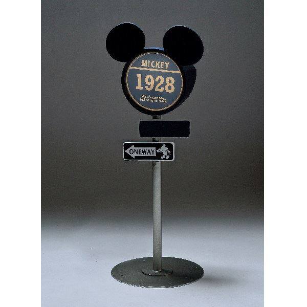 セトクラフト 標識ソーラーライト(ヴィンテージミッキー) SD-6144-2000 光センサー付き 