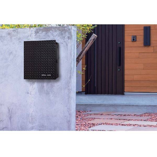 メイク TRICOT(トリコット) 右扉 EMTR5000 ※画像は左扉です 『郵便ポスト』 ブラック