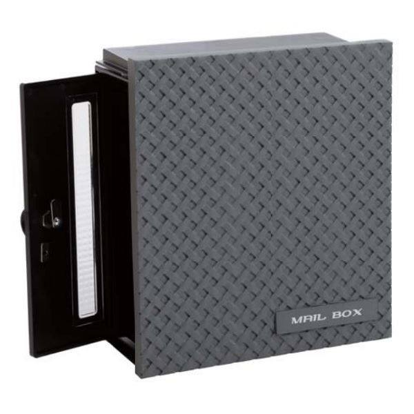 メイク TRICOT(トリコット) 左扉 EMTR500 『郵便ポスト』 グレー