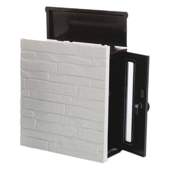 メイク MUR(ミュール) 右扉 EMMU5008 ※画像は左扉です 『郵便ポスト』 ライトグレー