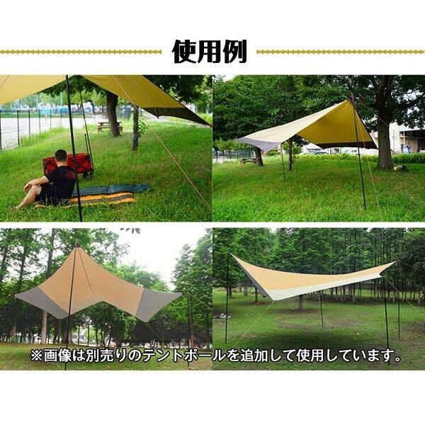 エクスギア ヘキサタープ440UV - アウトドア・キャンプ用品