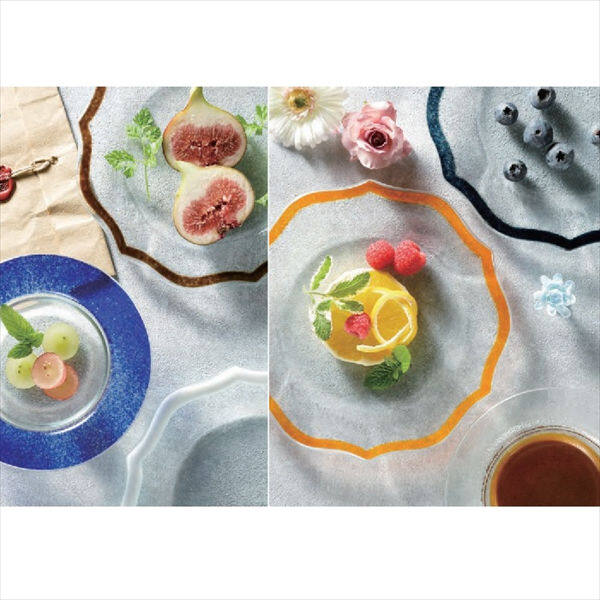 和田助製作所   ガラス皿  橙　  7776-0014 
