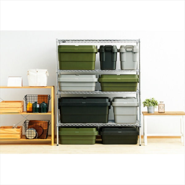 東谷  Light Furniture   トランクカーゴS蓋 50L   TC-50SBK ブラック