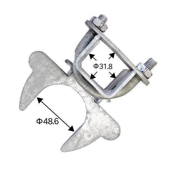 ダイマツ   アメリカンフェンス  フェンス用ラッチ   φ31.8×φ48.6用   AFR-486 