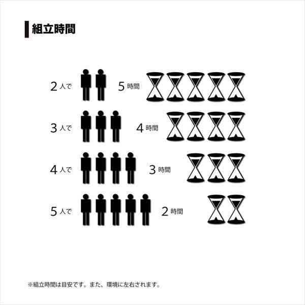 南榮工業 パイプ車庫 (ベース式) 2748B SB ミニバンタイプ用 スーパーブラウン