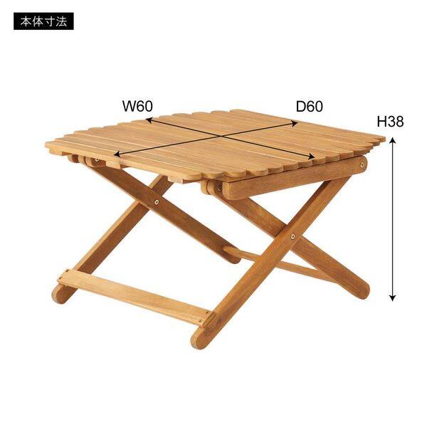 東谷 Light Furniture フォールディングローテーブル NX-531 