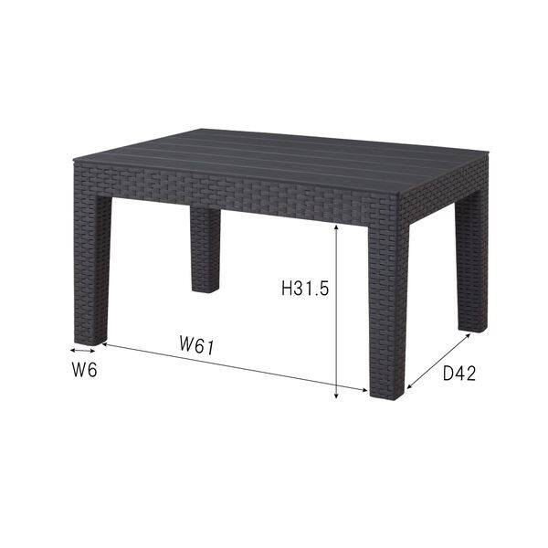 東谷 Light Furniture ガーデンリビング 4点セット ODS-102 