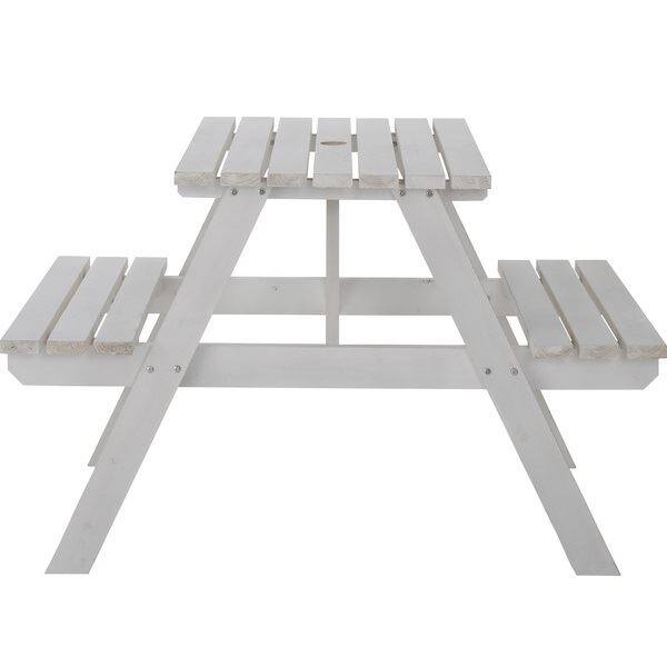 東谷 テーブル&ベンチ W75 ODS-91WH ホワイト