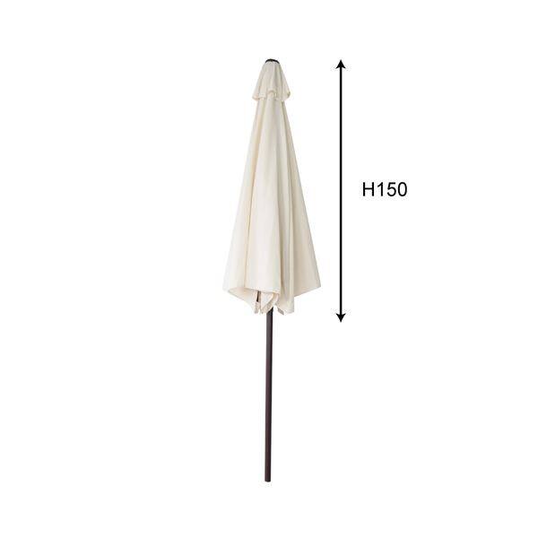 東谷 Light Furniture ガーデンパラソル ハーフ RKC-524GR グリーン