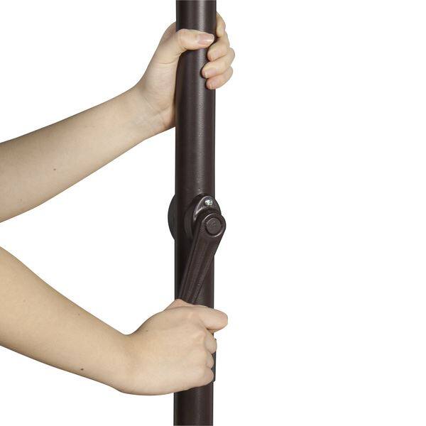 東谷 Light Furniture ガーデンパラソル ハーフ RKC-524NA ナチュラル