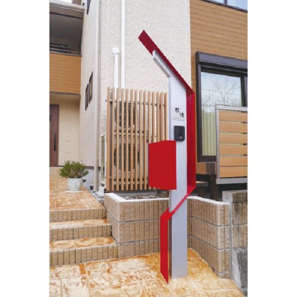 美濃クラフト ディッパー ポストセット 左用 照明色：電球色 DIP-SET-L-□ 『機能門柱 機能ポール』 