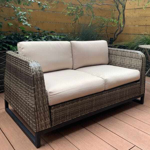 杉田エース パティオ・プティ サハラ・ソファ・ダブル２ 660-133 『ガーデンチェア ガーデンテーブル ガーデンファニチャー』 