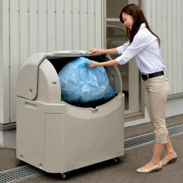 リッチェル ワイドペールST 1500 キャスター付き 『ゴミ袋（45L）集積目安 33袋』 『ゴミ収集庫』 