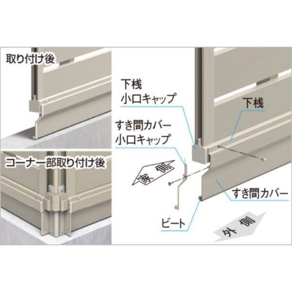 かわいい新作 LIXIL トステム 面材用後付ビード